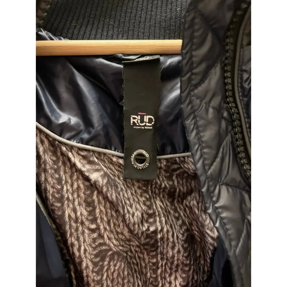 RUDSAK RUD Down Parka Jacket Faux Fur Hood Belted Sz XXL Ski City Winter Luxury - Picture 5 of 12